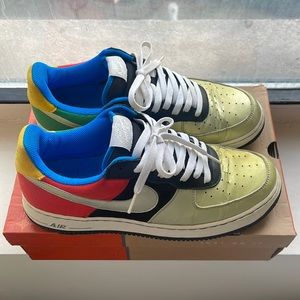 2004 Nike AF1 Argmet-Vermill